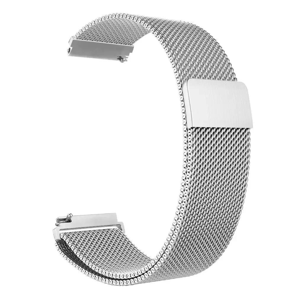 18mm 20mm 22mm Watchband For Garmin Venu 4 41mm 45mm/Venu 3 2 SQ Milanese Loop For Garmin Forerunner 55 158 245 265 645 970 570