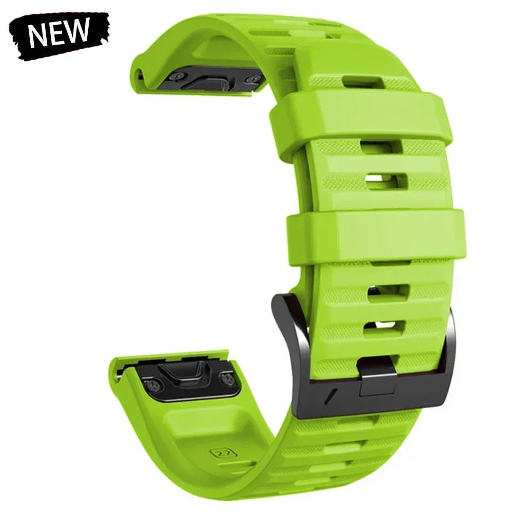 22mm 26mm Silicone Watchband For Enduro 3 Tactix 8 Sport Strap For Garmin Fenix 8 8x E 7 7X Pro 6X Epix Gen 2 QuickFit Bracelet