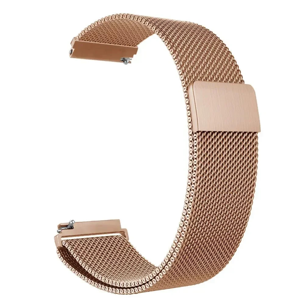 18mm 20mm 22mm Watchband For Garmin Venu 4 41mm 45mm/Venu 3 2 SQ Milanese Loop For Garmin Forerunner 55 158 245 265 645 970 570