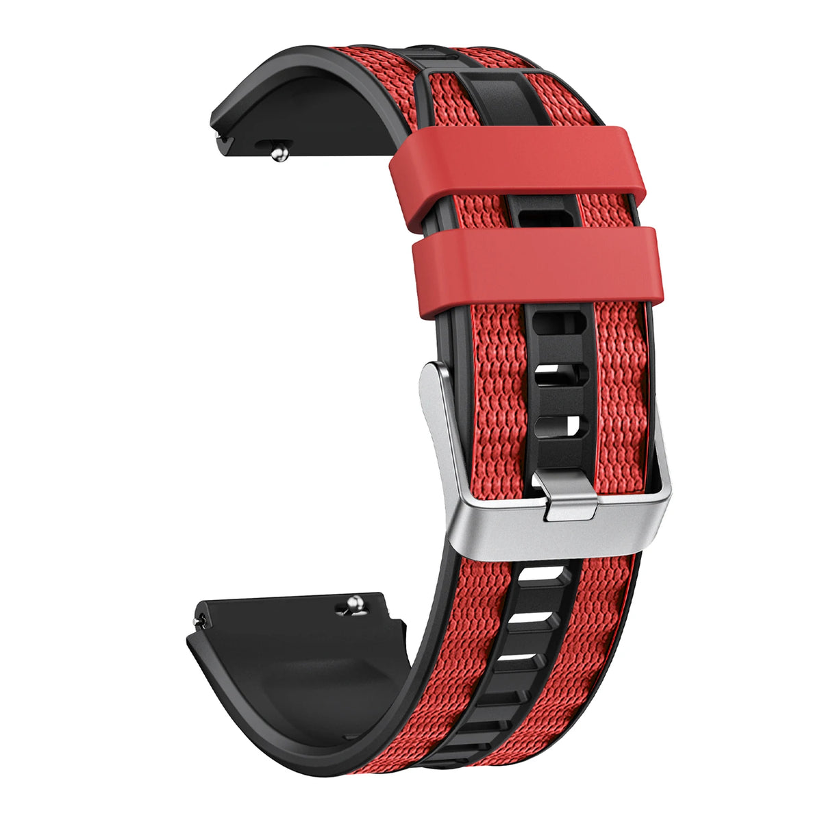 Universal 22mm Silicone Two-color Strap For HUAWEI Watch Ultimate 2/GT 6 Pro Band For WATCH 5 4/GT 5 4 46mm Bracelet Watchband