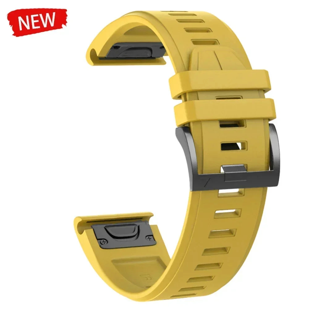 22mm 26mm Silicone Watchband For Enduro 3 Tactix 8 Sport Strap For Garmin Fenix 8 8x E 7 7X Pro 6X Epix Gen 2 QuickFit Bracelet