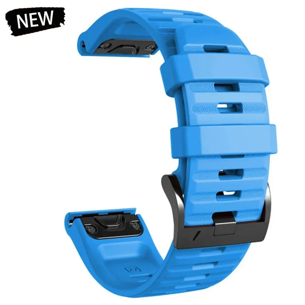 22mm 26mm Silicone Watchband For Enduro 3 Tactix 8 Sport Strap For Garmin Fenix 8 8x E 7 7X Pro 6X Epix Gen 2 QuickFit Bracelet