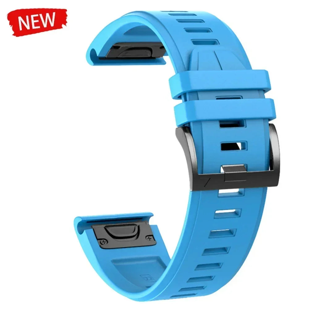 22mm 26mm Silicone Watchband For Enduro 3 Tactix 8 Sport Strap For Garmin Fenix 8 8x E 7 7X Pro 6X Epix Gen 2 QuickFit Bracelet