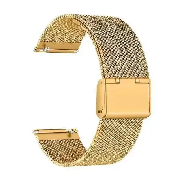 18mm 20mm 22mm Stainless Steel Strap For Garmin Venu 4 3 2 2S 3S/Forerunner 55 158 245 255 645 745 965 970/Vivoactive 4 5 6 Band