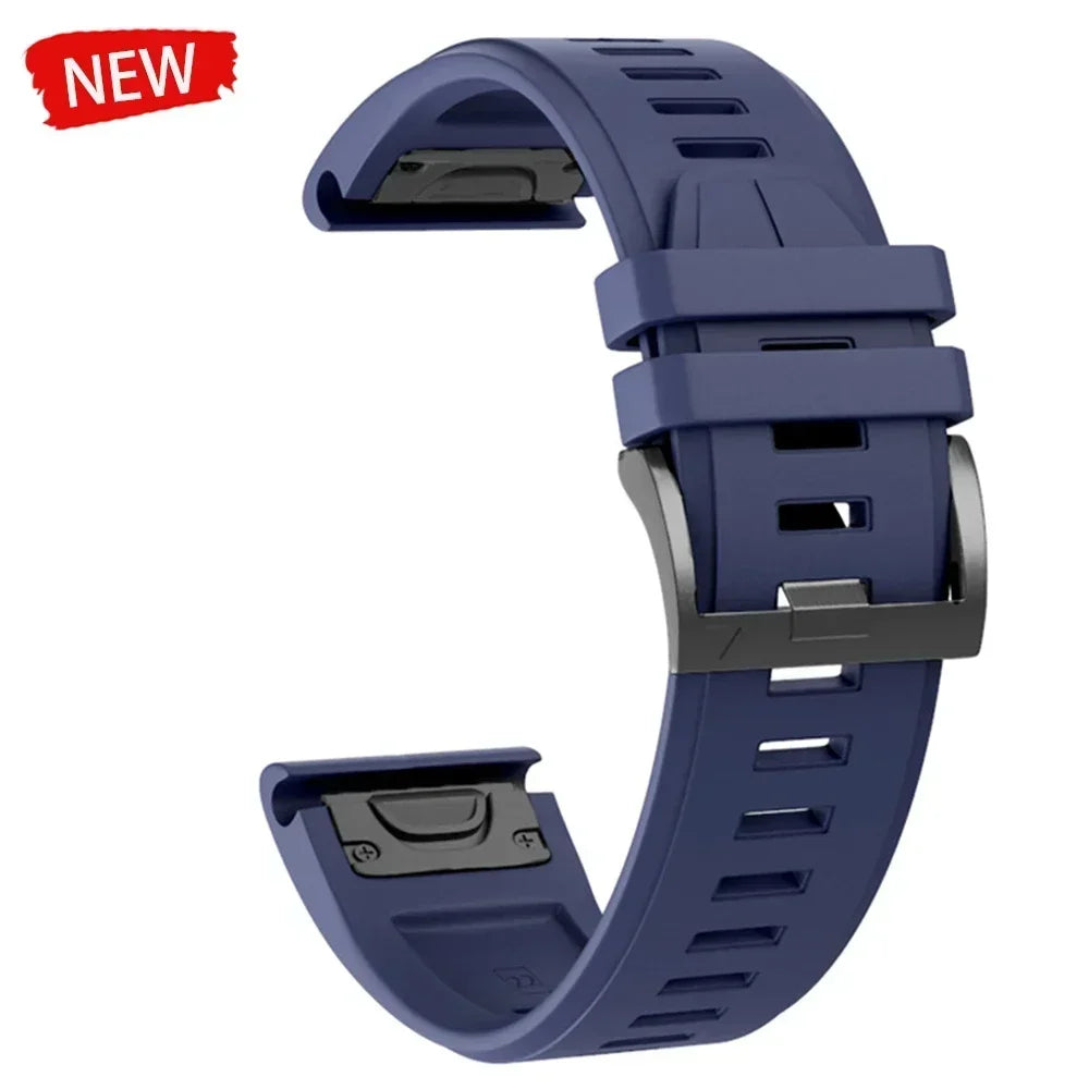 22mm 26mm Silicone Watchband For Enduro 3 Tactix 8 Sport Strap For Garmin Fenix 8 8x E 7 7X Pro 6X Epix Gen 2 QuickFit Bracelet