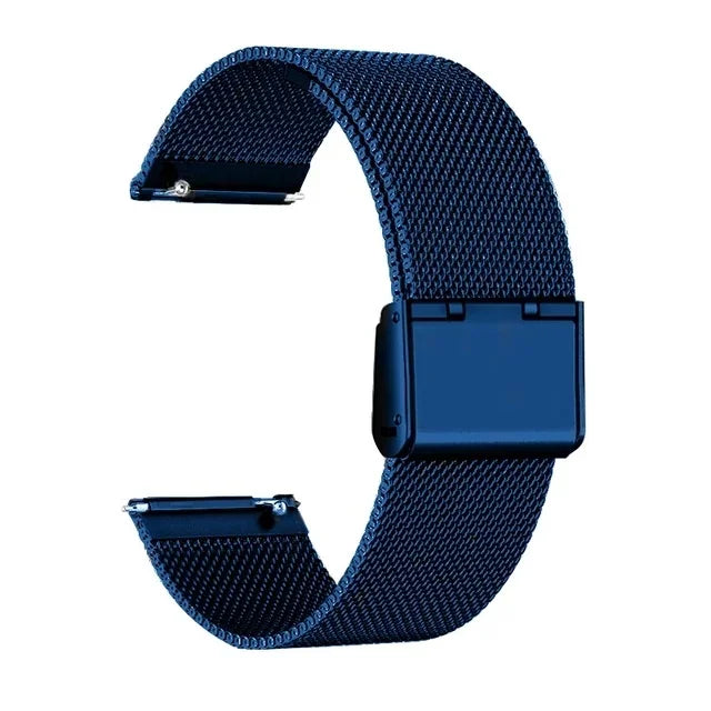 18mm 20mm 22mm Stainless Steel Strap For Garmin Venu 4 3 2 2S 3S/Forerunner 55 158 245 255 645 745 965 970/Vivoactive 4 5 6 Band