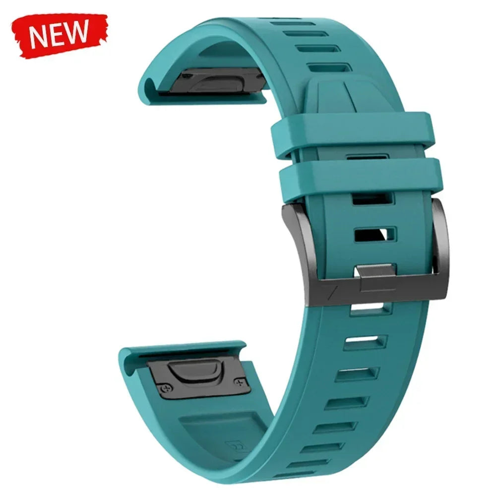 22mm 26mm Silicone Watchband For Enduro 3 Tactix 8 Sport Strap For Garmin Fenix 8 8x E 7 7X Pro 6X Epix Gen 2 QuickFit Bracelet
