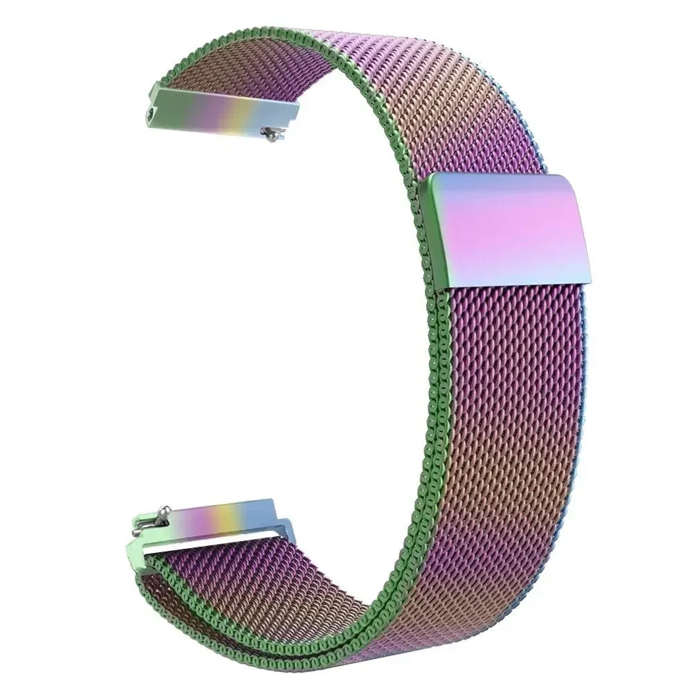 18mm 20mm 22mm Watchband For Garmin Venu 4 41mm 45mm/Venu 3 2 SQ Milanese Loop For Garmin Forerunner 55 158 245 265 645 970 570