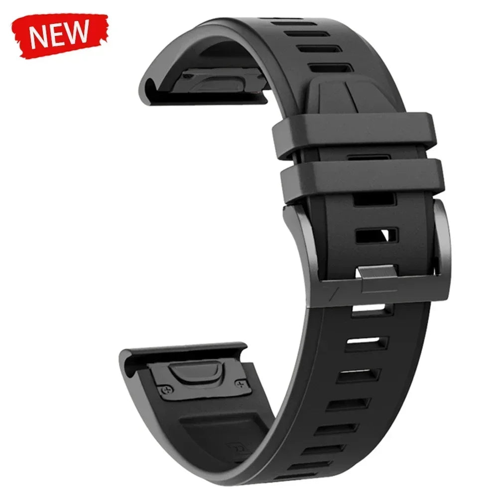 22mm 26mm Silicone Watchband For Enduro 3 Tactix 8 Sport Strap For Garmin Fenix 8 8x E 7 7X Pro 6X Epix Gen 2 QuickFit Bracelet