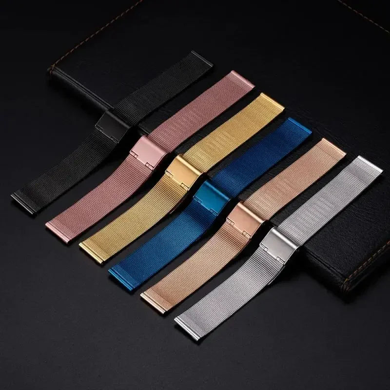 18mm 20mm 22mm Watchband For Garmin Venu 4 41mm 45mm/Venu 3 2 SQ Milanese Loop For Garmin Forerunner 55 158 245 265 645 970 570